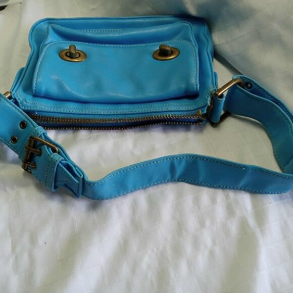 The ultimate vintage leather blue bag The home game inc - Picture 5 of 12